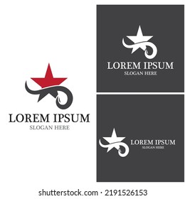 Star icon Template vector illustration design