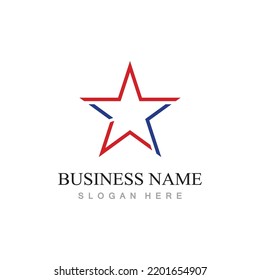 Star icon Template vector illustration design