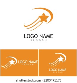 Star icon Template vector illustration design