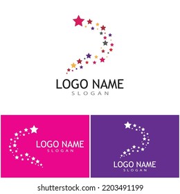 Star icon Template vector illustration design
