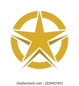 Star icon template vector illustration design