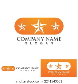 Star icon Template vector illustration design