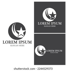 Star icon Template vector illustration design