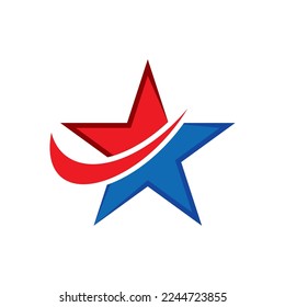 Star icon template vector illustration design
