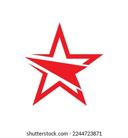 Star icon template vector illustration design