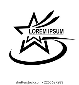 Star icon Template vector illustration design, star shape logo template vector