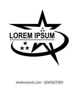 Star icon Template vector illustration design, star shape logo template vector