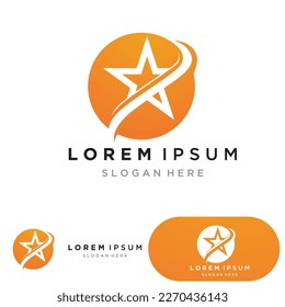 Star icon Template vector illustration design