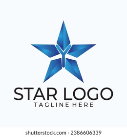 Star icon Template vector illustration design