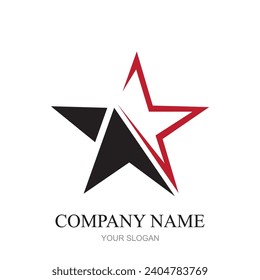 Star icon Template vector illustration design