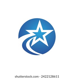 Star icon Template vector illustration design