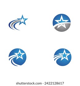 Star icon Template vector illustration design