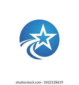 Star icon Template vector illustration design