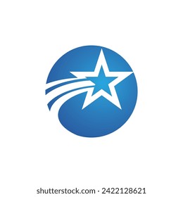 Star icon Template vector illustration design