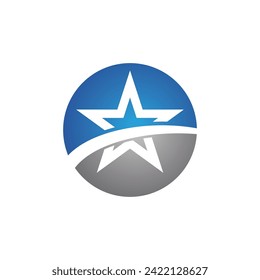 Star icon Template vector illustration design