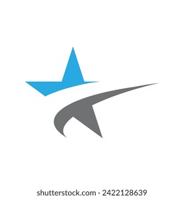 Star icon Template vector illustration design