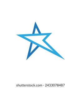 Icono de estrella Plantilla ilustración vectorial diseño