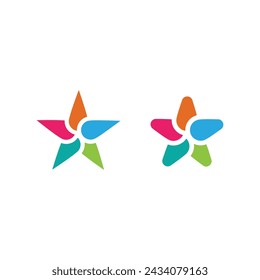 Icono de estrella Plantilla ilustración vectorial diseño