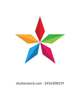 Sternsymbol Vorlage Vektorillustration Design
