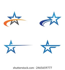 Star icon Template vector illustration design