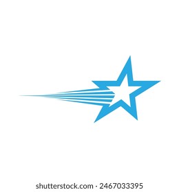 Star icon Template vector illustration design