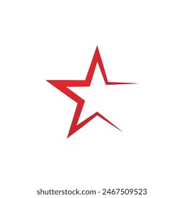 Sternsymbol Vorlage Vektorillustration Design