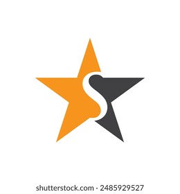 Star icon Template vector illustration design