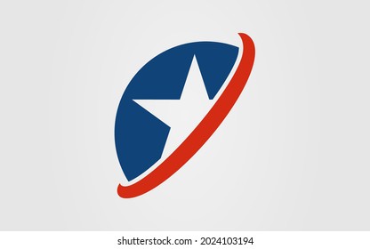 Diseño del logotipo del vector de plantilla de icono de estrella
