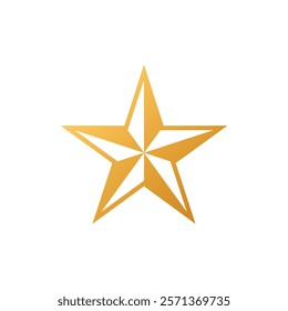 star icon in trendy flat design