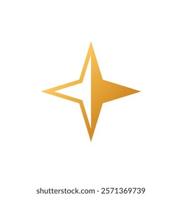 star icon in trendy flat design