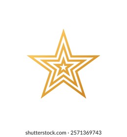 star icon in trendy flat design