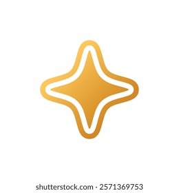 star icon in trendy flat design