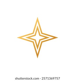 star icon in trendy flat design