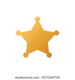 star icon in trendy flat design