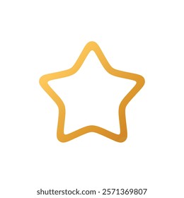 star icon in trendy flat design