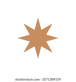 star icon in trendy flat design