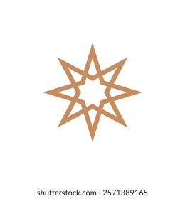 star icon in trendy flat design