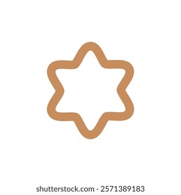 star icon in trendy flat design