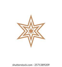 star icon in trendy flat design