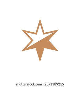 star icon in trendy flat design