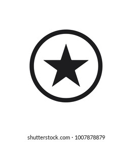 star icon in trendy flat style, star symbol 