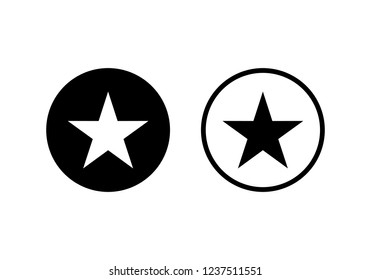 Star Icon in trendy flat style isolated on white background. Rating symbol for web design