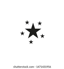 Star Icon in trendy flat style isolated on grey background. Rating symbol for your web site design, logo, app, UI. Vector illustration,