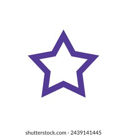 Star Icon Trendy Vector Template Illustration Logo Design
