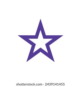 Icono de estrella Plantilla de vector de moda Ilustración Logo Diseño