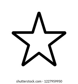 Star icon vector