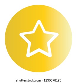 Star icon vector.