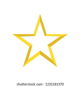 Star icon vector.