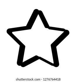 Star icon vector
