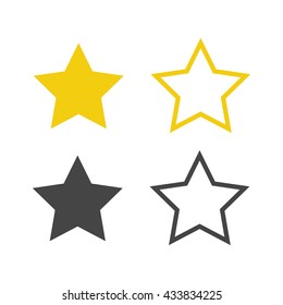  Star Icon Vector.